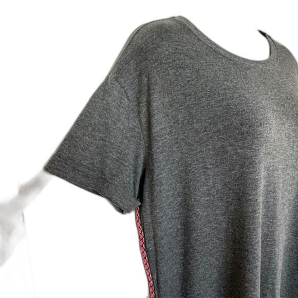 NATURAL LIFE FRANKIE KNIT MAXI DRESS HEATHER GRAY & PINK SIZE SMALL NWT - Picture 5 of 15